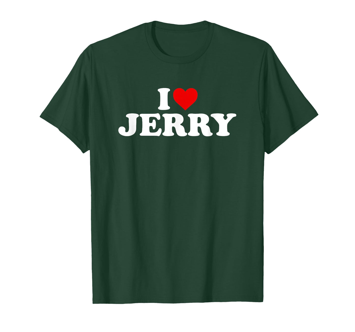 I Love Jerry - Heart T-Shirt