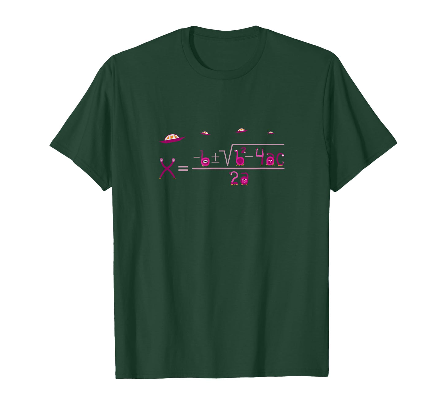 Glorious Geek Art Nerdy Aliens Cute Math T-Shirt