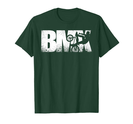 Cool Distressed BMX Funny Bike Rider Gift For Men Women Kids T-Shirt