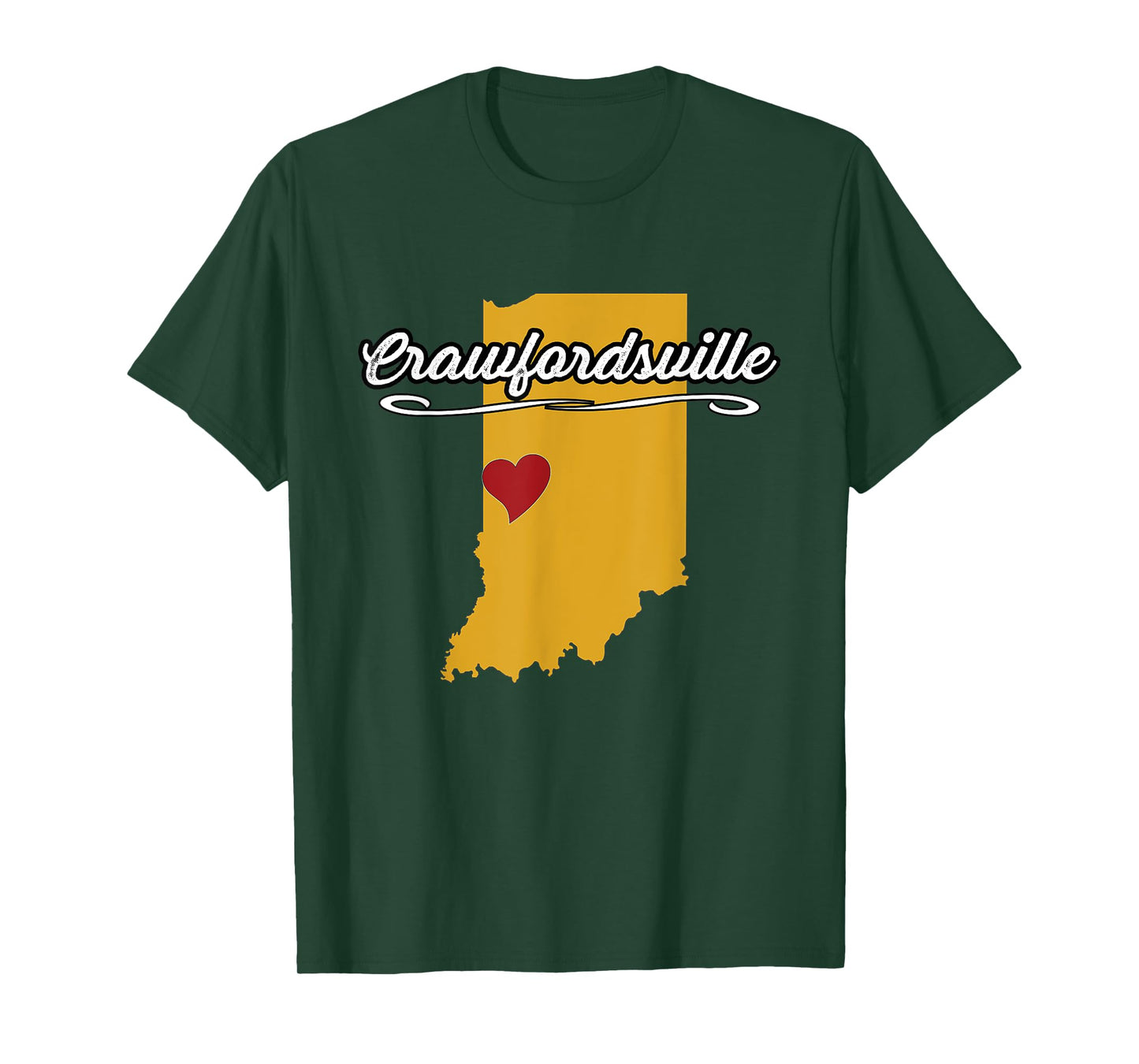 City of Crawfordsville Indiana | Novelty Merch Gift - T-Shirt