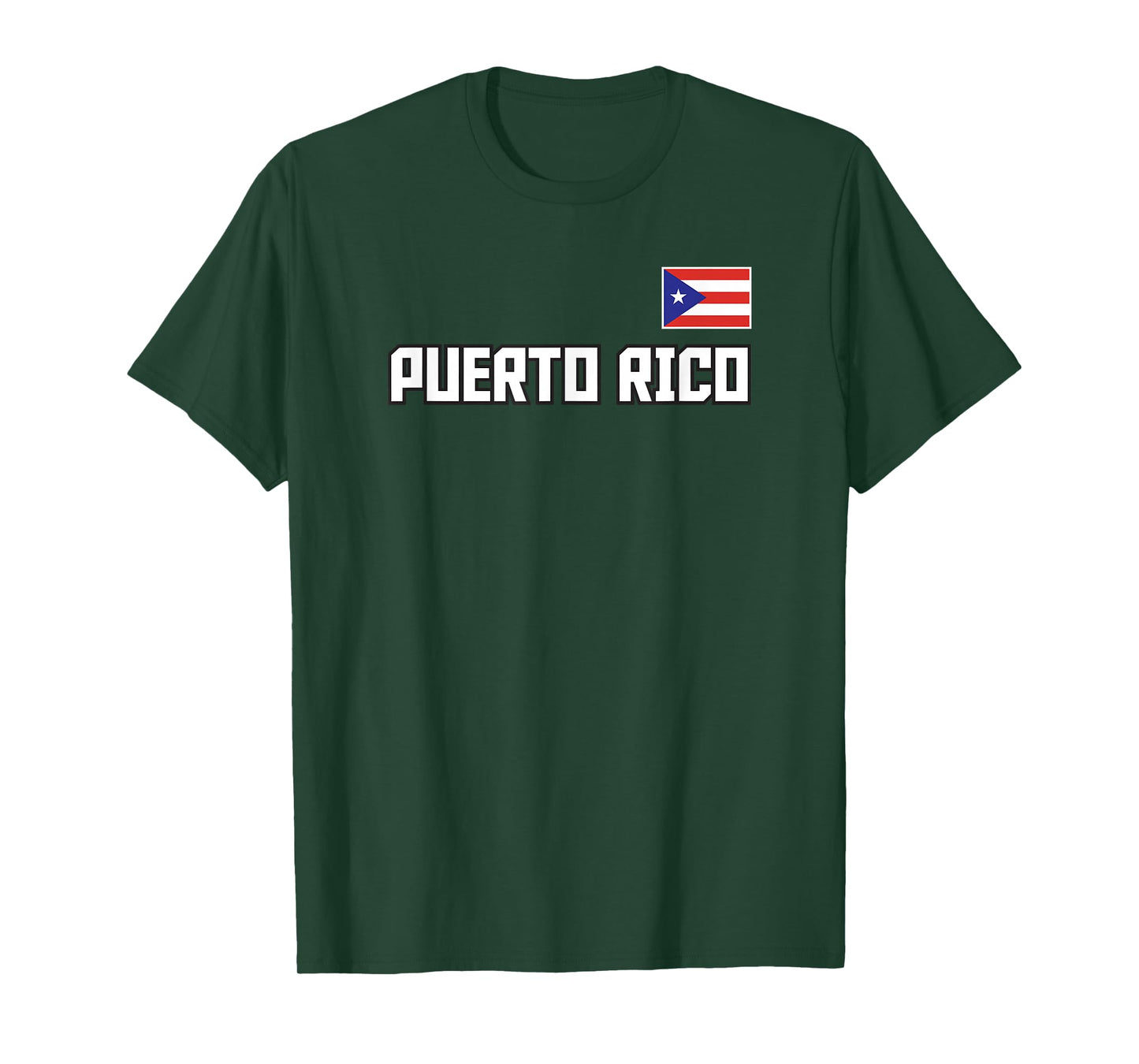 Puerto Rico Flag Puerto Rican Pride Athletic Style Country T-Shirt