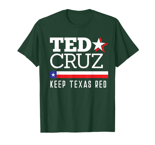Keep Texas Red Ted Cruz For Senate 2018 T-Shirt