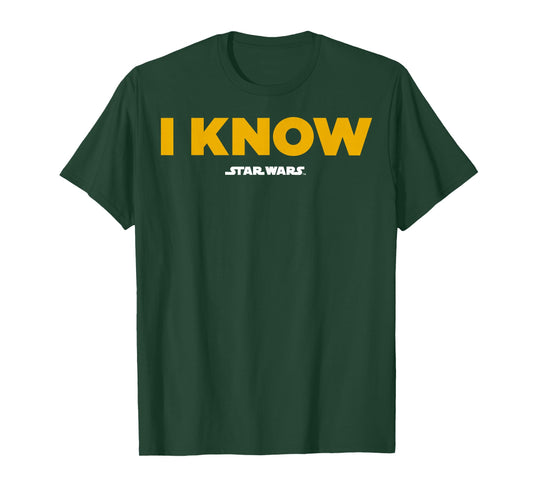 Star Wars Han Solo I Know Graphic T-Shirt T-Shirt