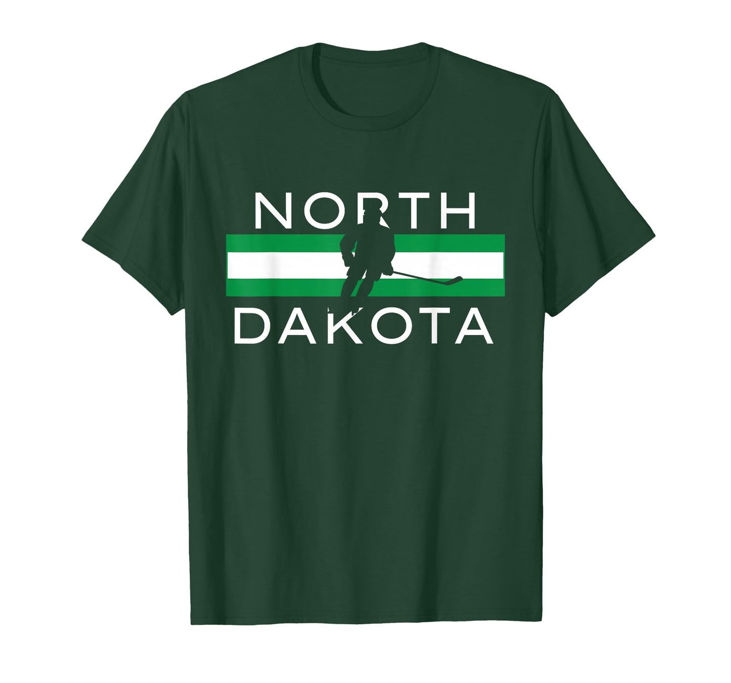 North Dakota Ice Hockey Player Forward Coach Team State Gift T-Shirt