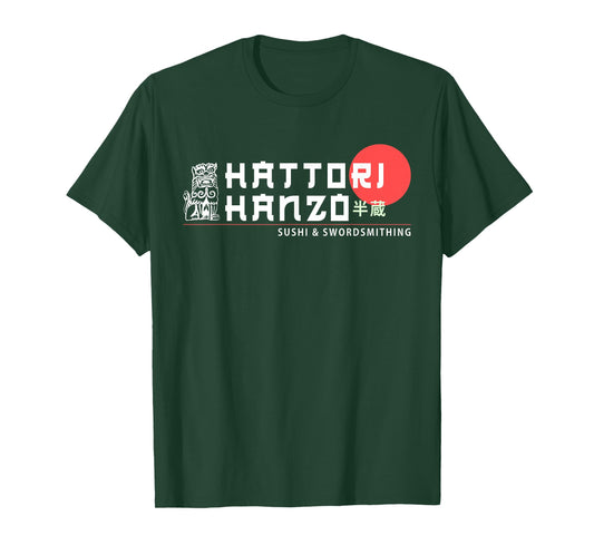 Hattori Hanzo, Sushi and Swordsmithing T-Shirt