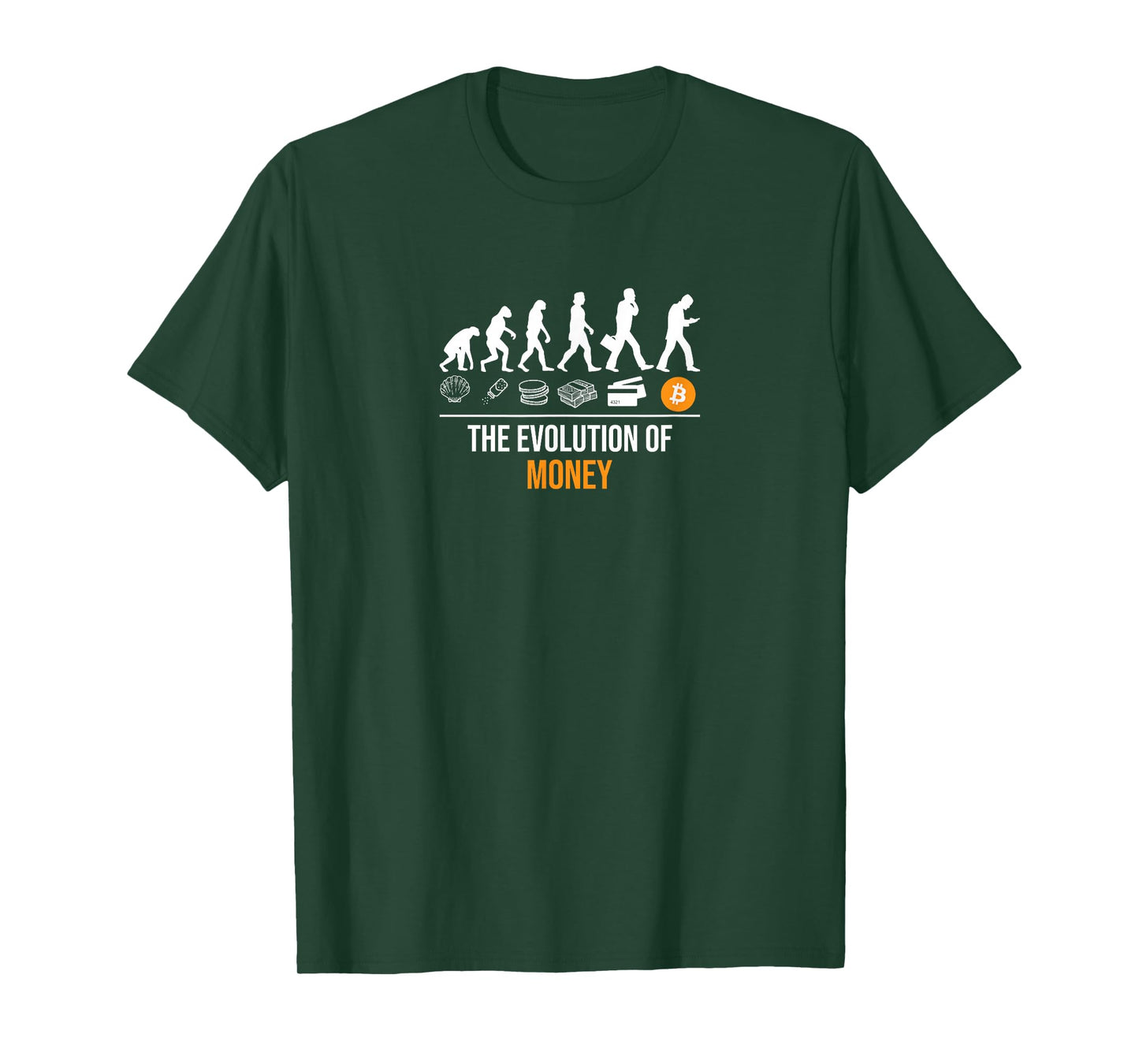 Bitcoin The Evolution of Money T-Shirt