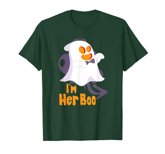 I'm Her Boo Halloween Ghost Matching Couple For Him Cute T-Shirt