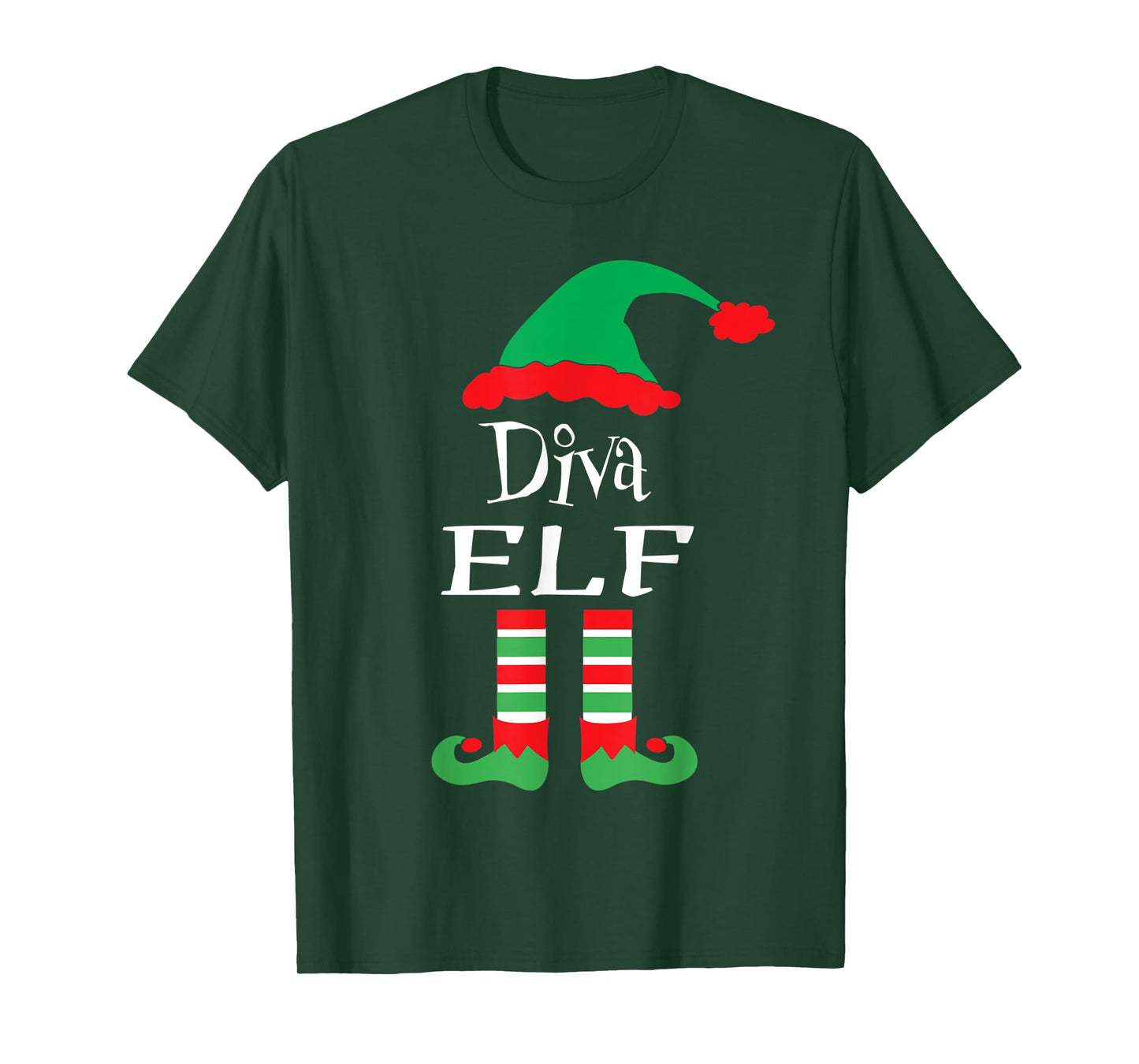 Funny Diva Elf Family Shirts matching Elves Shirt Hilarious T-Shirt