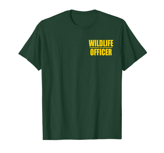 WILDLIFE OFFICER GAME WARDEN PARK RANGER UNIFORM COSTUME TEE T-Shirt