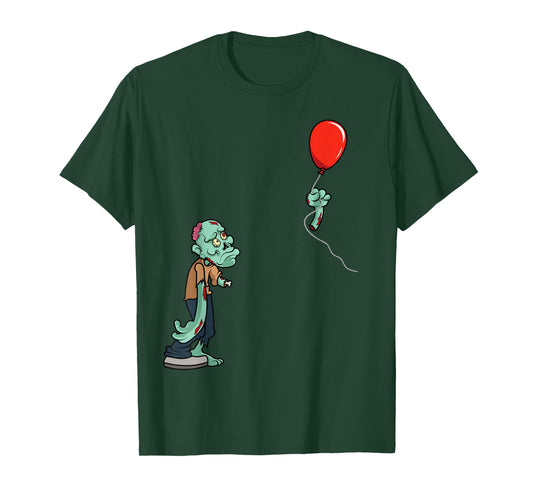 Halloween Funny Zombie Cut Off Arm Balloon Body Part Gift T-Shirt