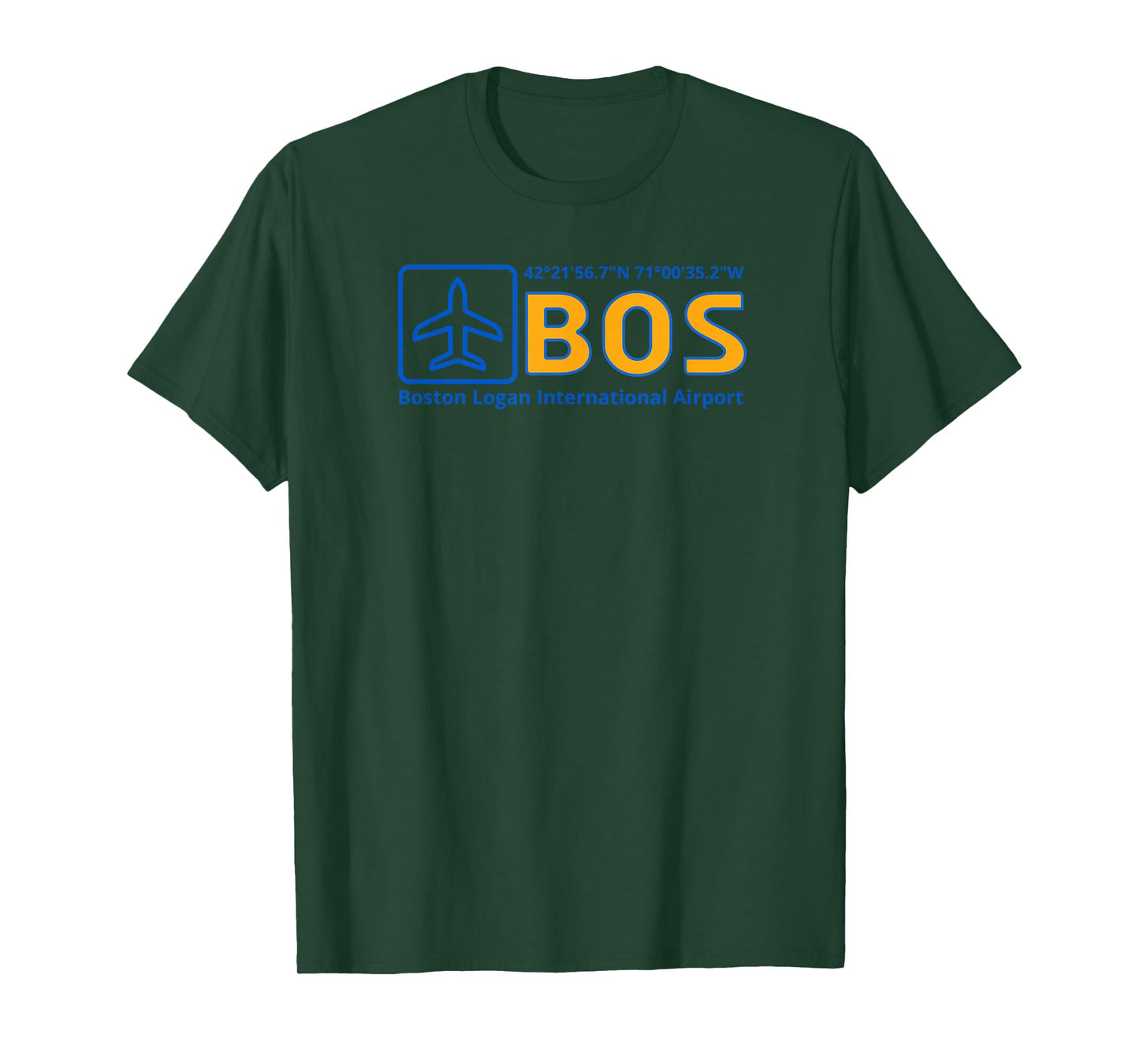 Boston Logan International Airport BOS Airport Area Code 617 T-Shirt