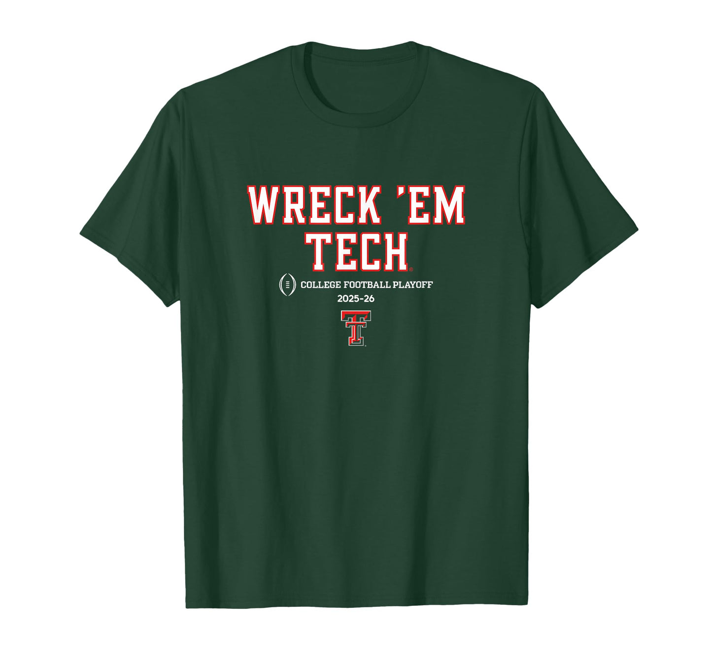 Texas Tech Red Raiders College Football Playoff Slogan 2025 T-Shirt