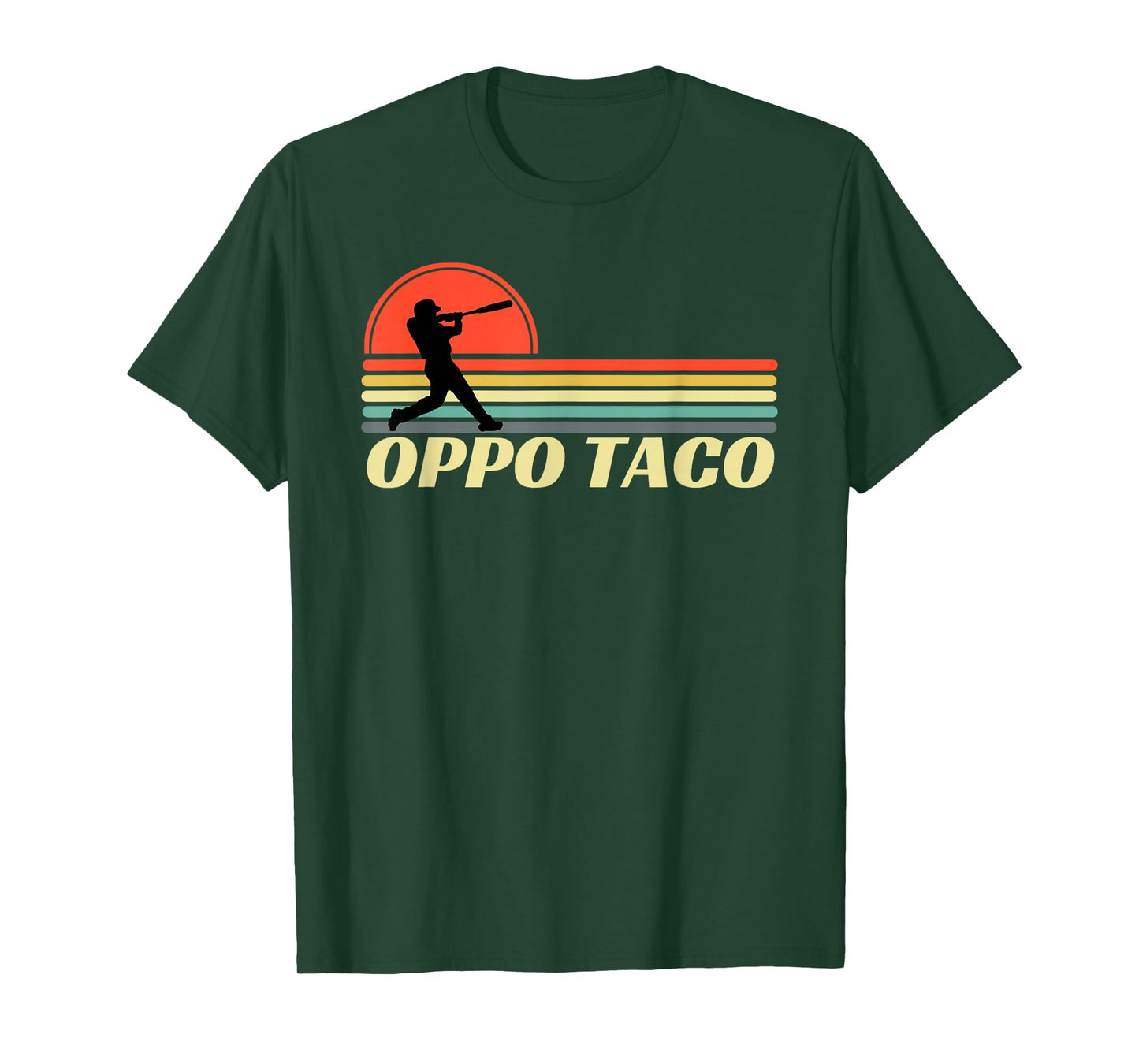 Retro Baseball Oppo Taco Home Run T-Shirt