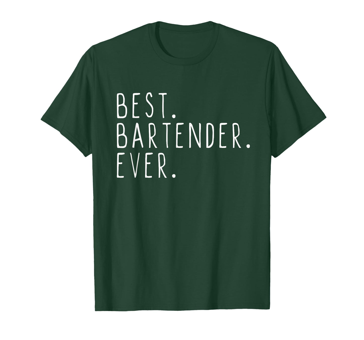 Best Bartender Ever Cool Funny Bartending Gift Christmas T-Shirt