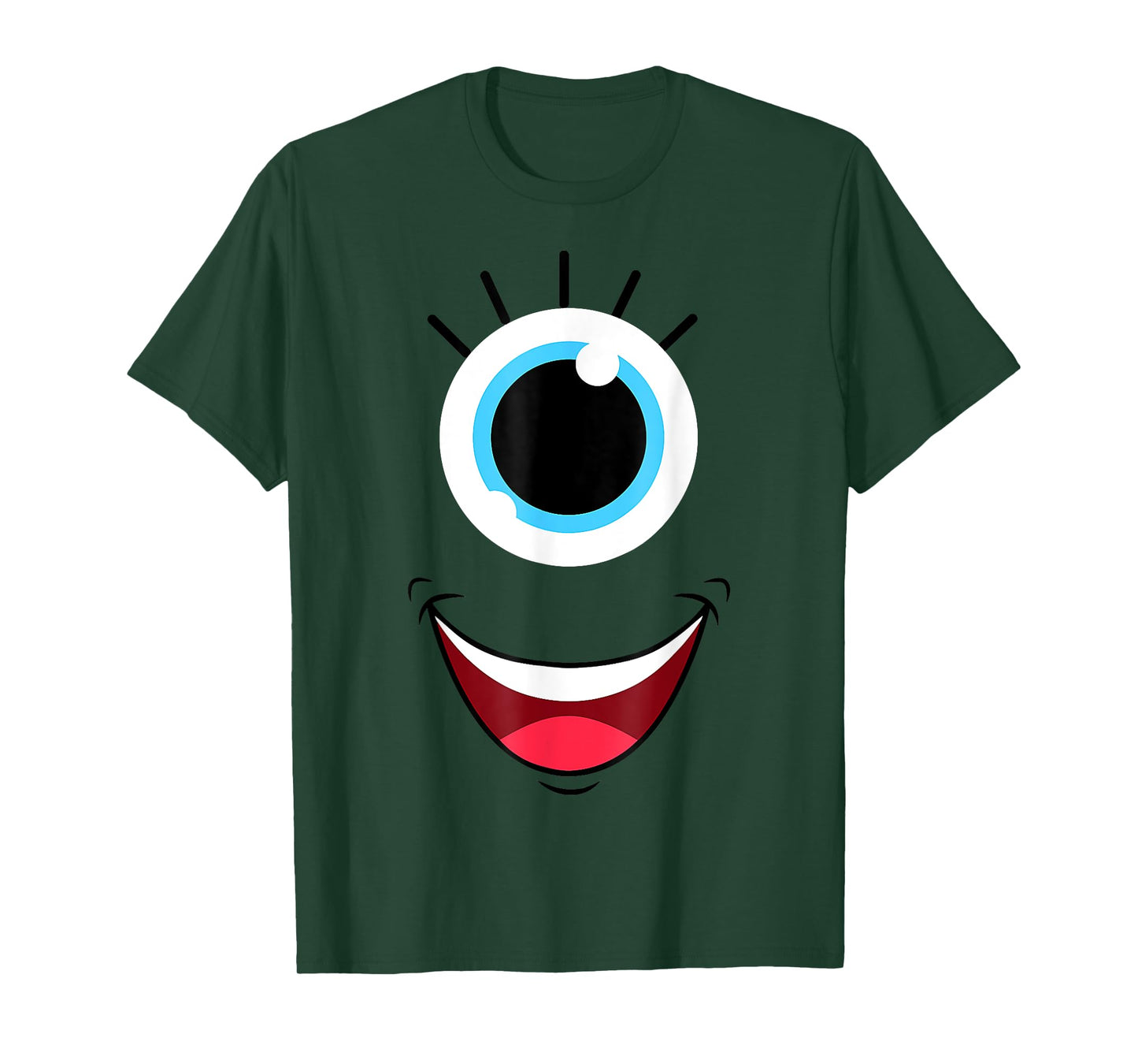Scary Monster Eyeball Face Costume T-Shirt Halloween T-Shirt