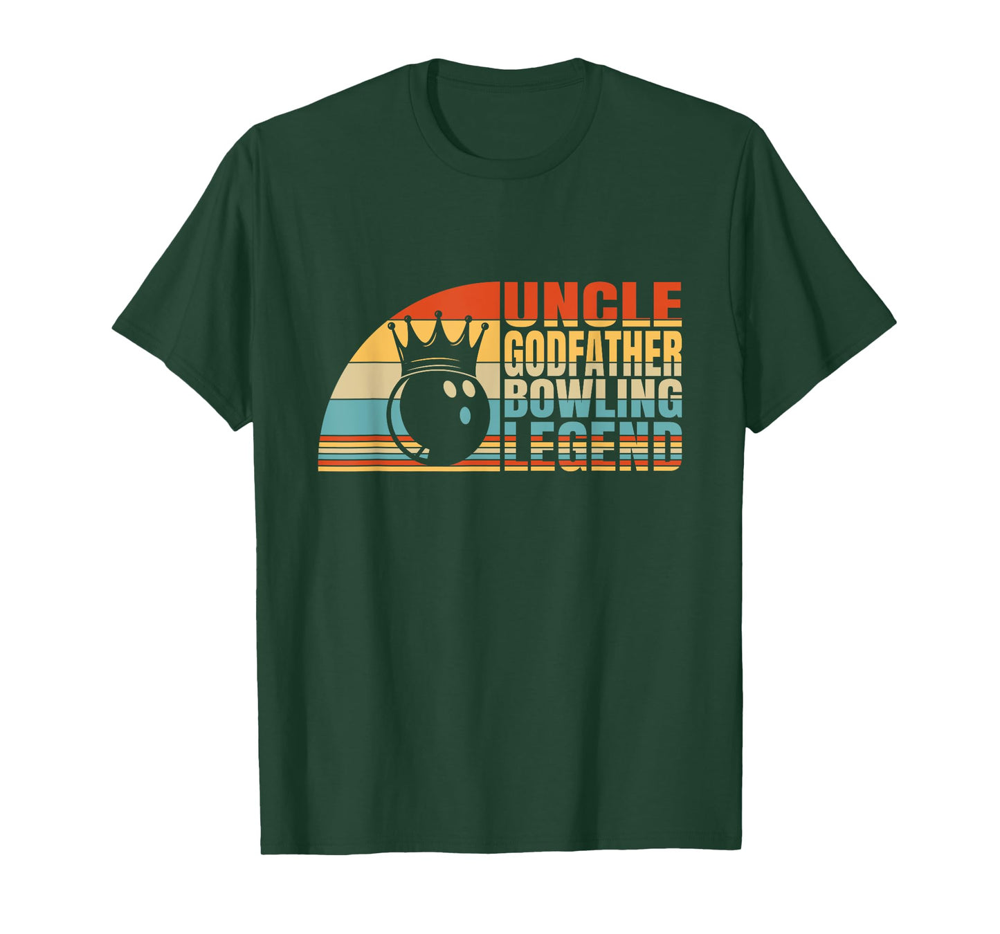 Uncle Godfather And Bowling Legend, Bowling Uncle T-Shirt