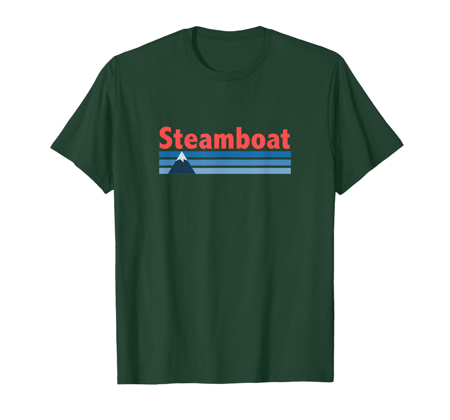 Retro Style Mountain - Steamboat Springs Colorado T-Shirt T-Shirt