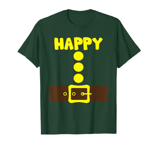 Dwarf Halloween Group Matching Family Color Dwarf Costume T-Shirt