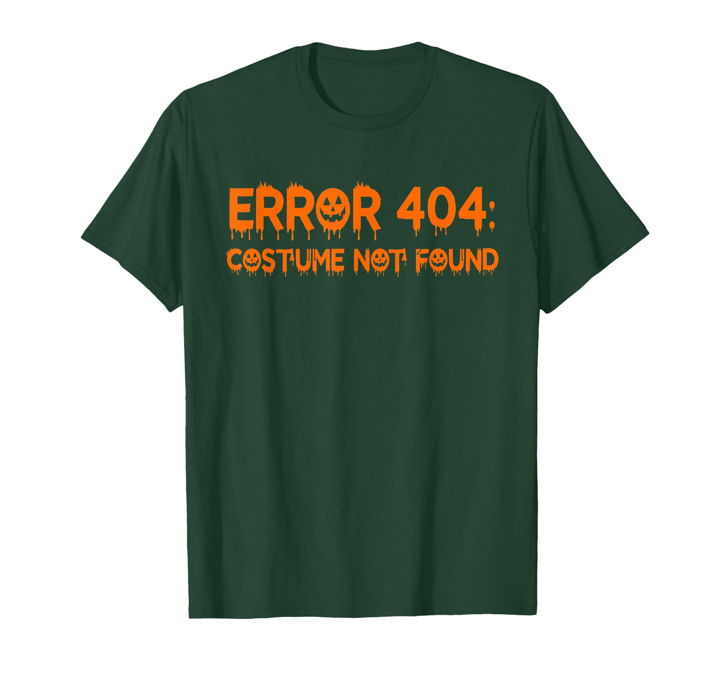 Error 404 Costume Not Found Funny Halloween T-Shirt