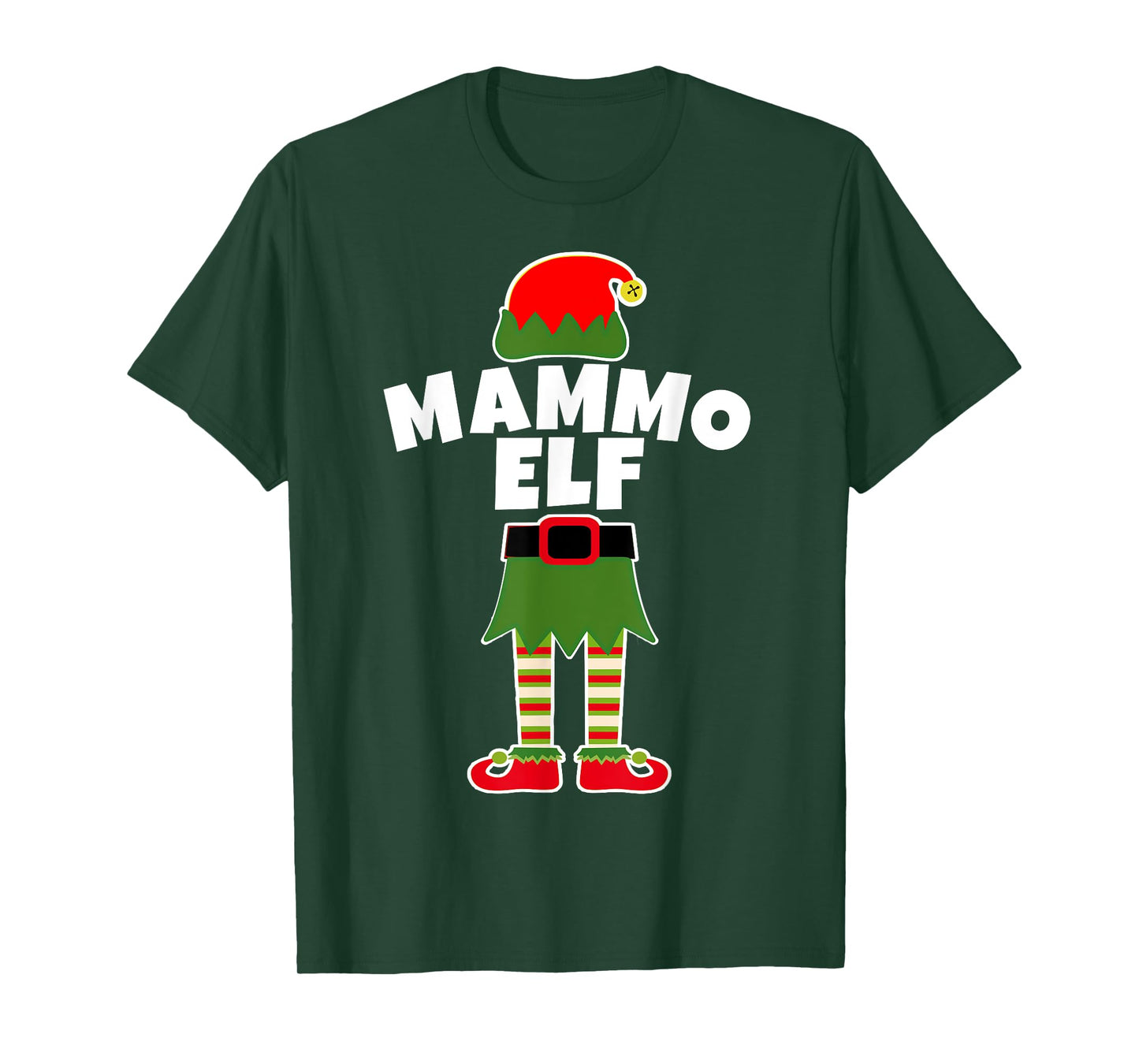 Mammo ELF Christmas T Shirt Mammogram Technologist T-Shirt