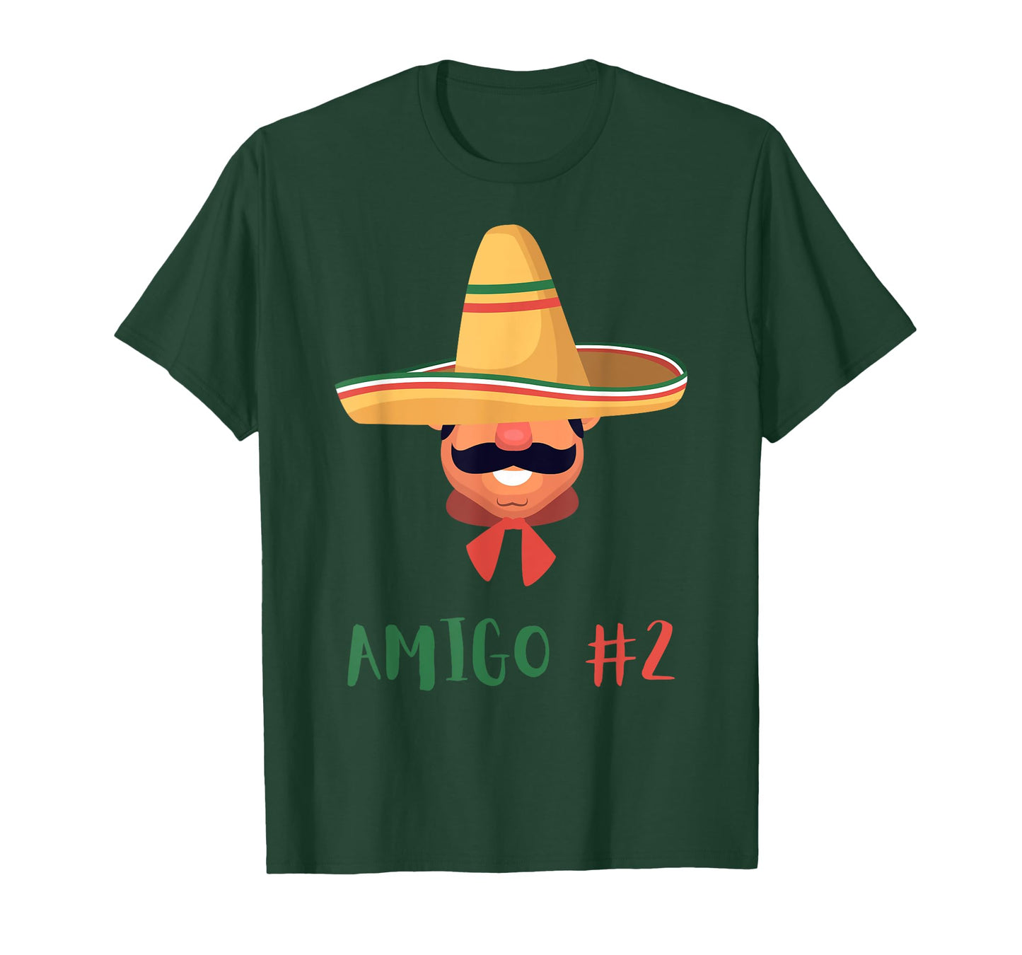 Funny Mexican Amigo #2 Group Matching DIY Halloween Costume T-Shirt