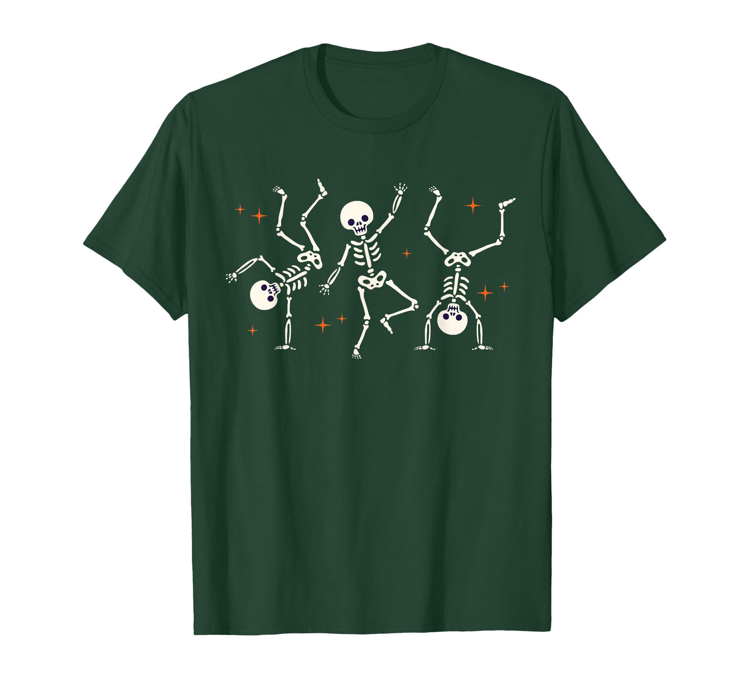 Dancing Skeletons Dance Challenge Halloween Scary Boys Girls T-Shirt