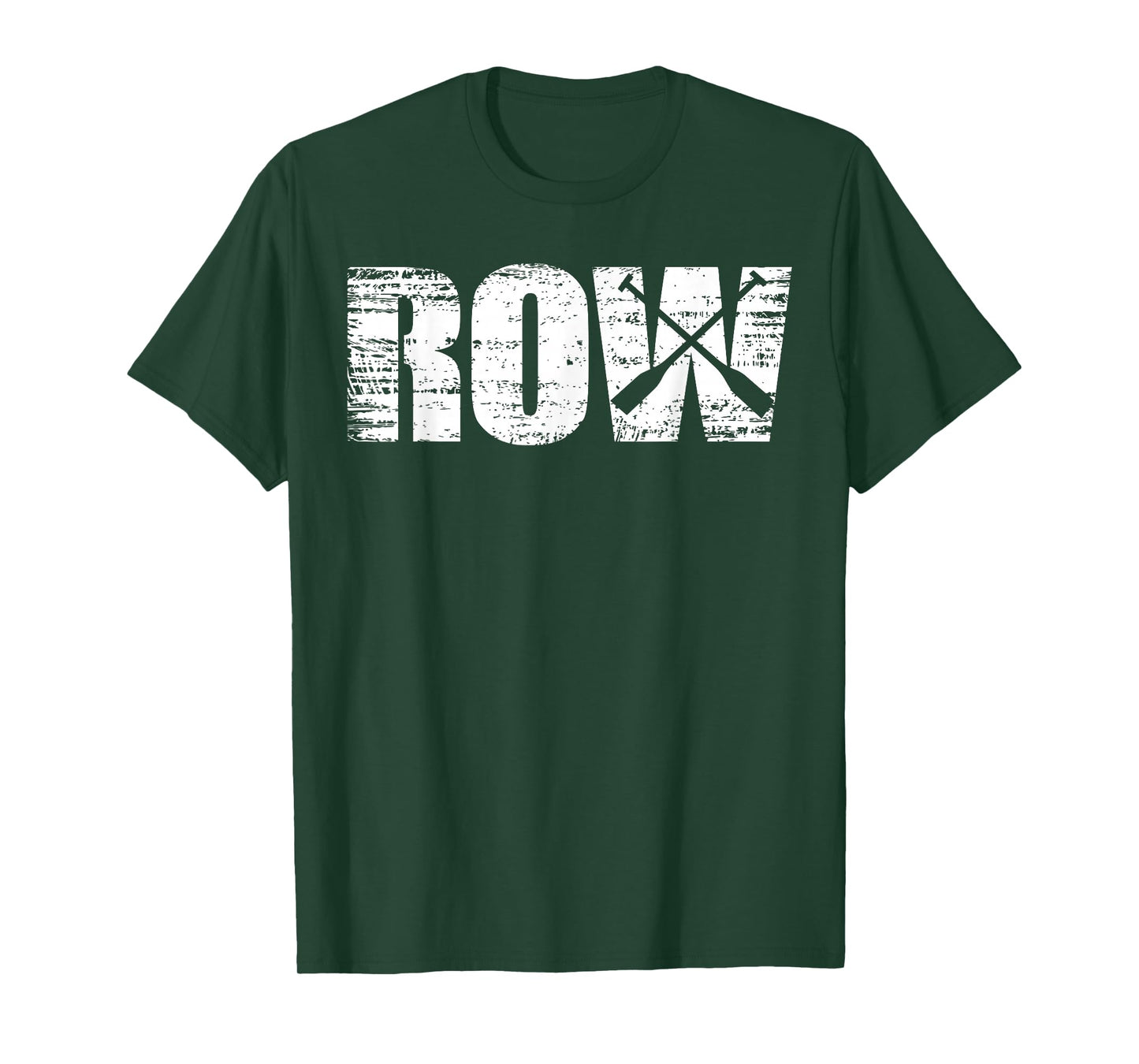 Row - Distressed Look Rowing for Rowers T-Shirt