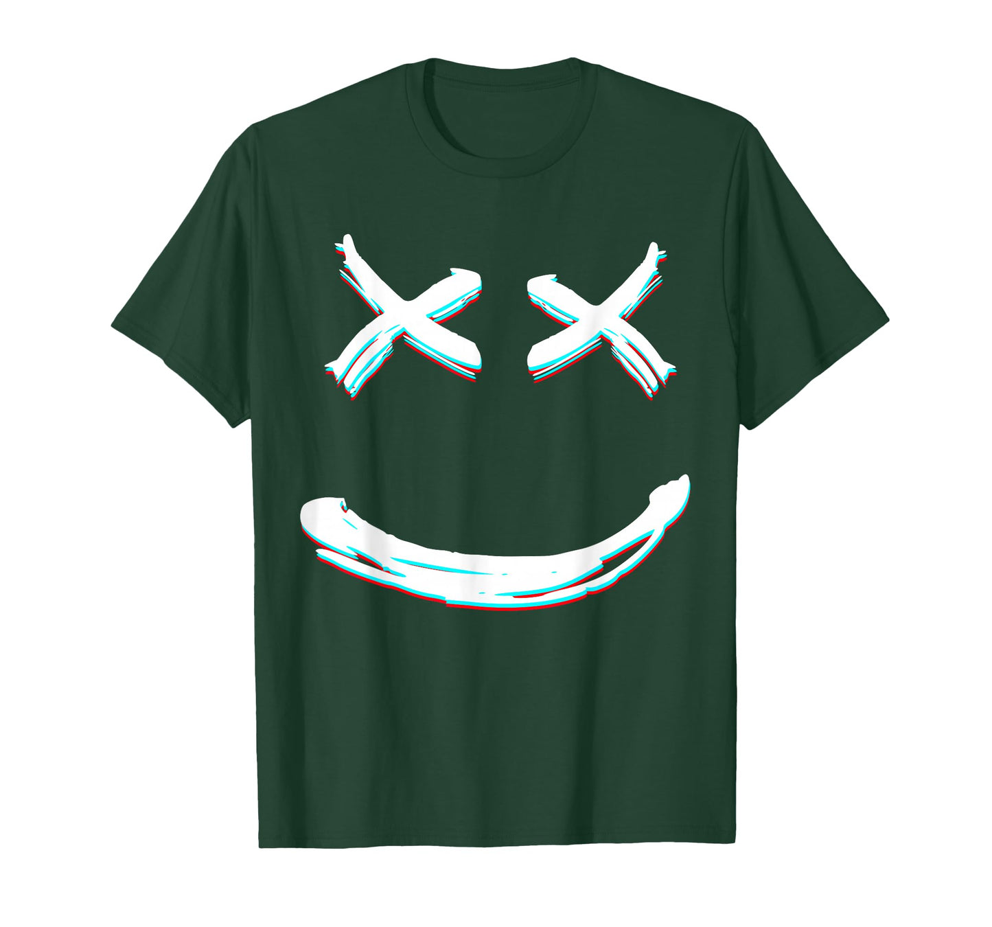 X Eyed Smile Face | X Eyes T-Shirt