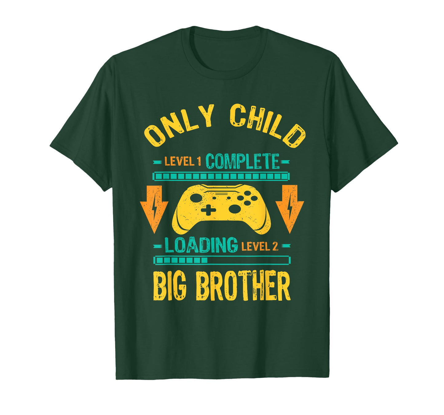 Level Only Child Ready Level Big Brother Loading T-Shirt