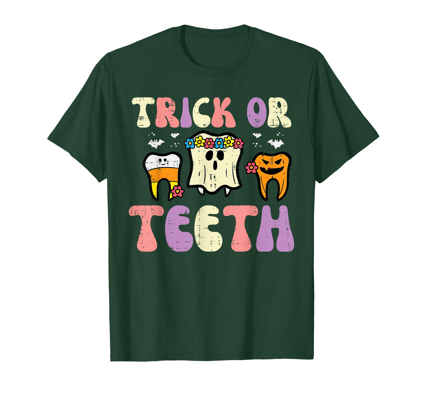 Halloween Dentist Trick Or Teeth Dental Tooth Costume Women T-Shirt