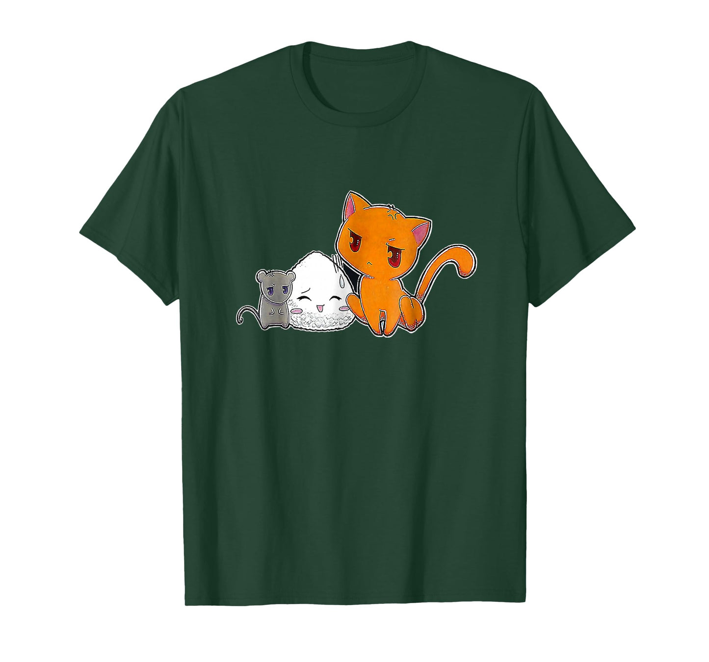 Vintage Basket Fruits Anime T-Shirt