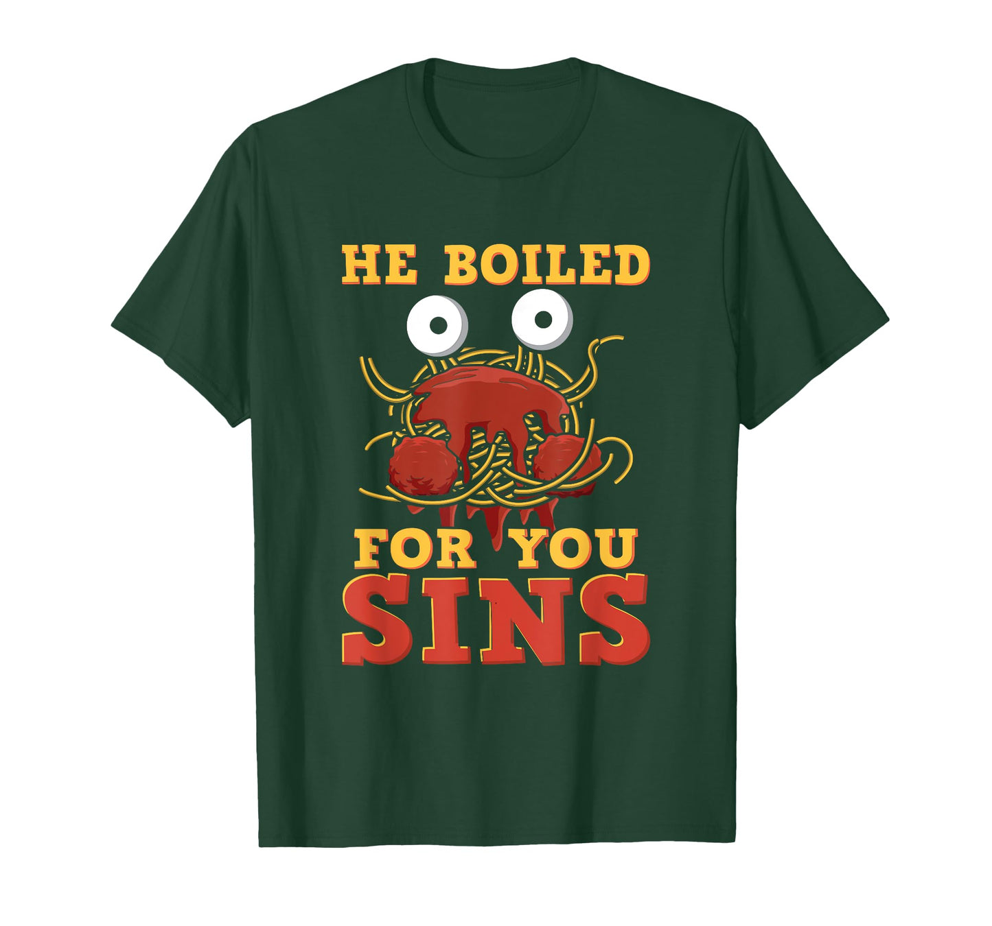flying spaghetti monster - FSM T-Shirt