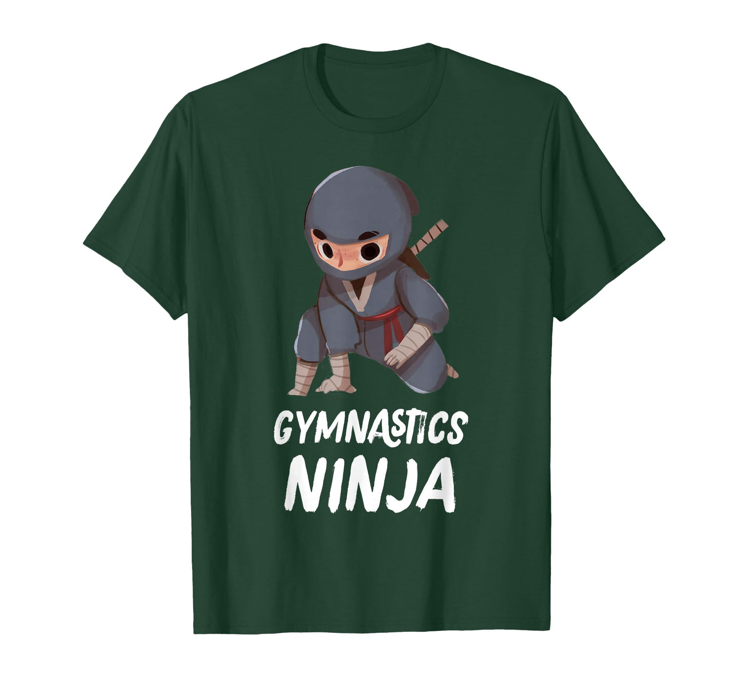 Gymnastics Ninja Boy Funny Sport T-Shirt