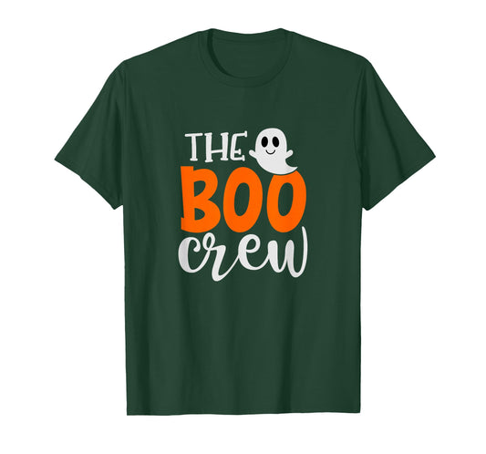 The Boo Crew, Halloween Ghost Costume, Halloween Fun Gift T-Shirt