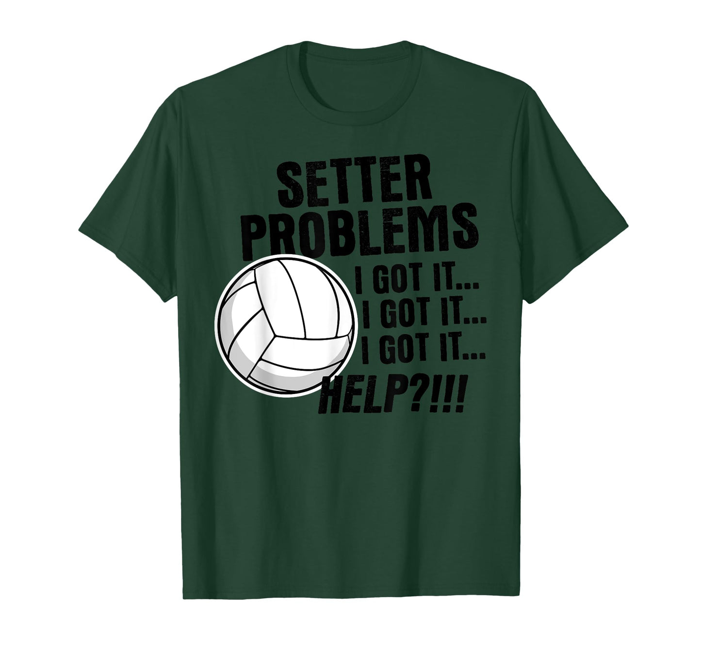 Volleyball Gifts Funny Setter Problems Beach Volleyball T-Shirt for Men Women Girls Kids