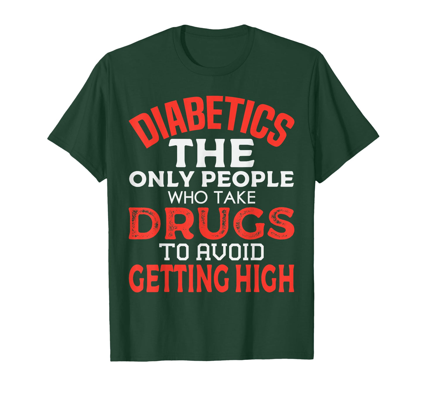 T1D Diabetic Type 1 Diabetes Awareness Men Women Funny T-Shirt