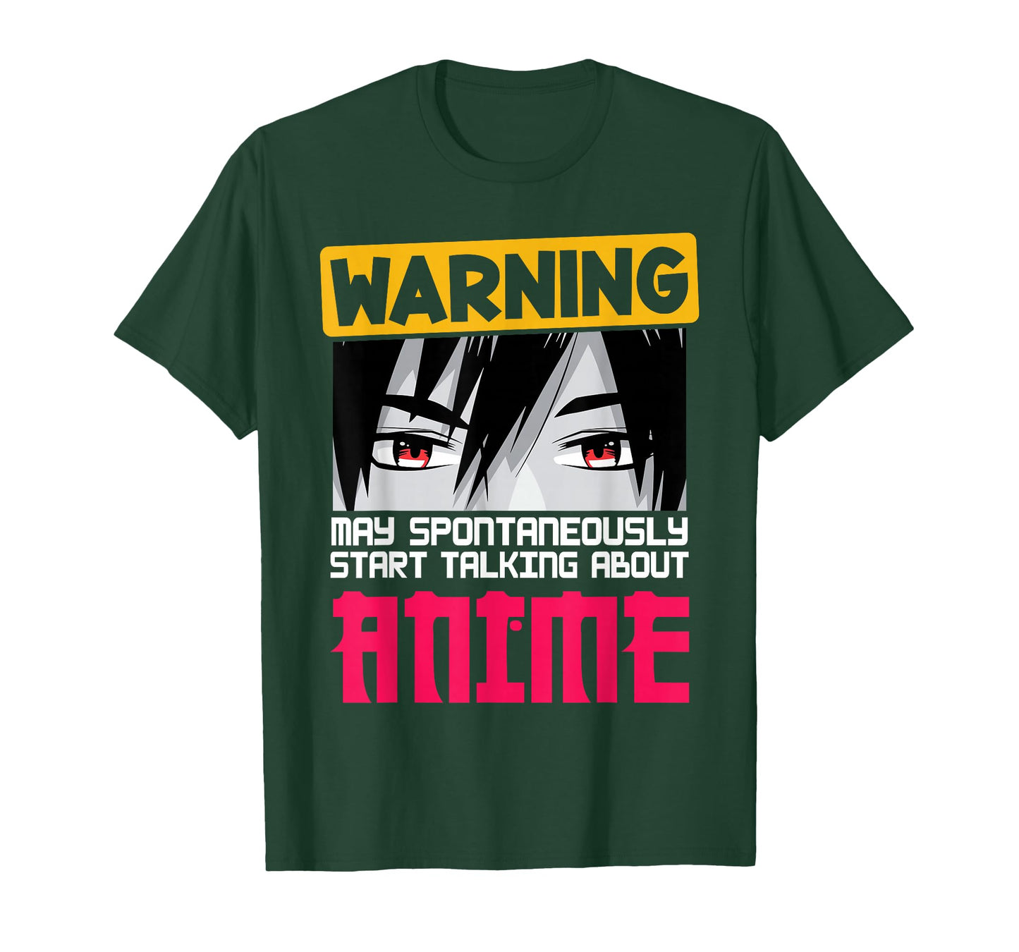 Warning May Spontaneously Start Talking About Anime Boys T-Shirt