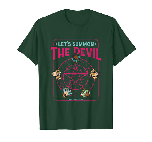 Funny Goth - Let Us Summon The Devil Game T-Shirt
