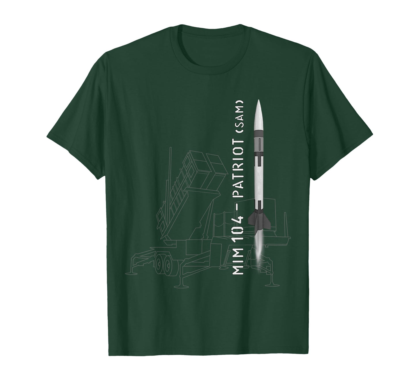 MIM 104 Patriot Surface for Air Rocket T-Shirt
