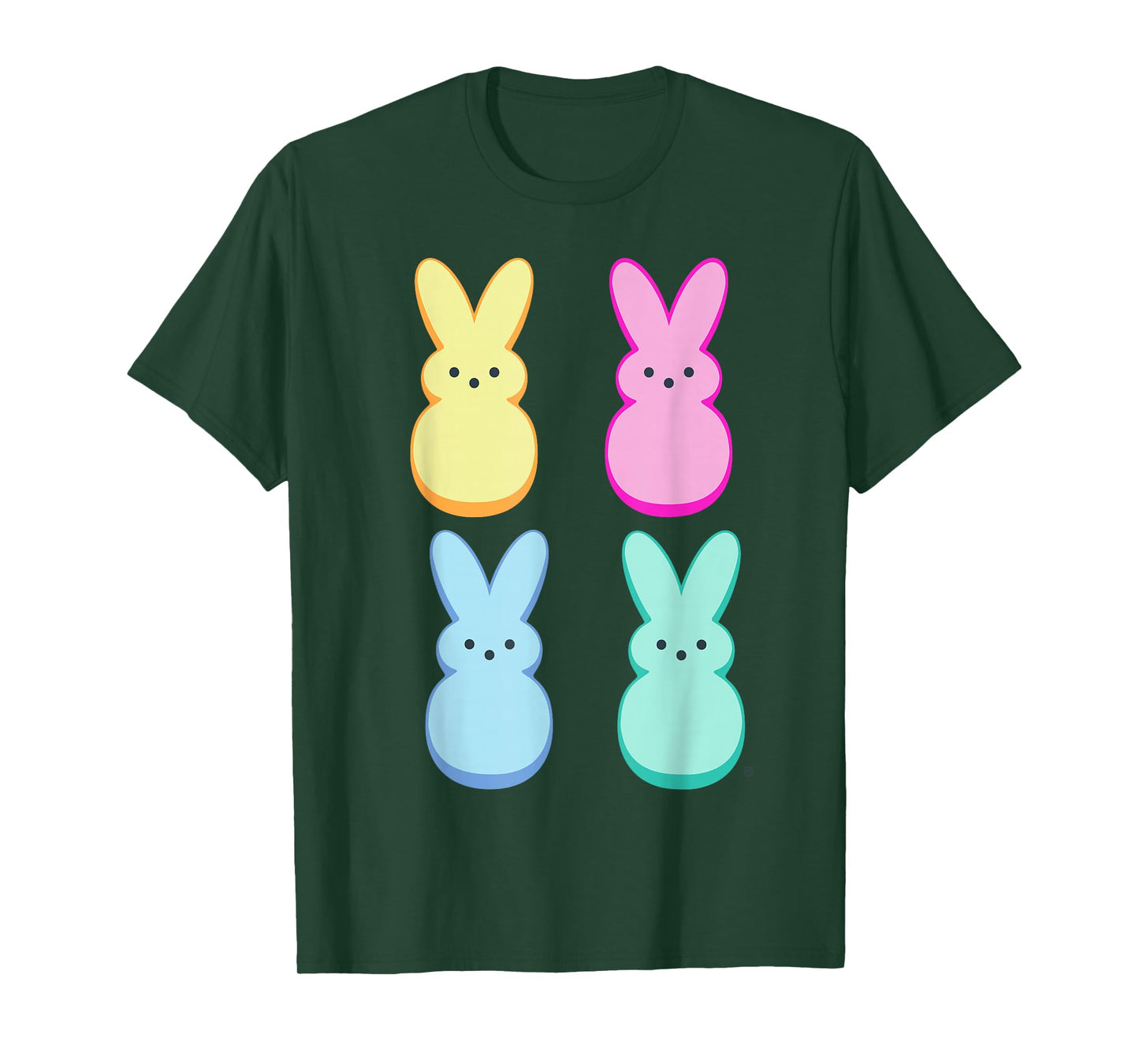 Peeps Easter Colorful Sugary Bunnies Squad T-Shirt