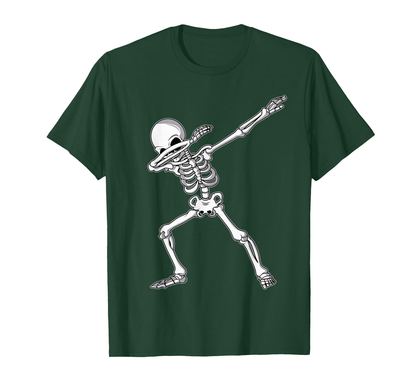 Dabbing Skeleton Shirt Kids Adult Dab Boys Funny Halloween T-Shirt