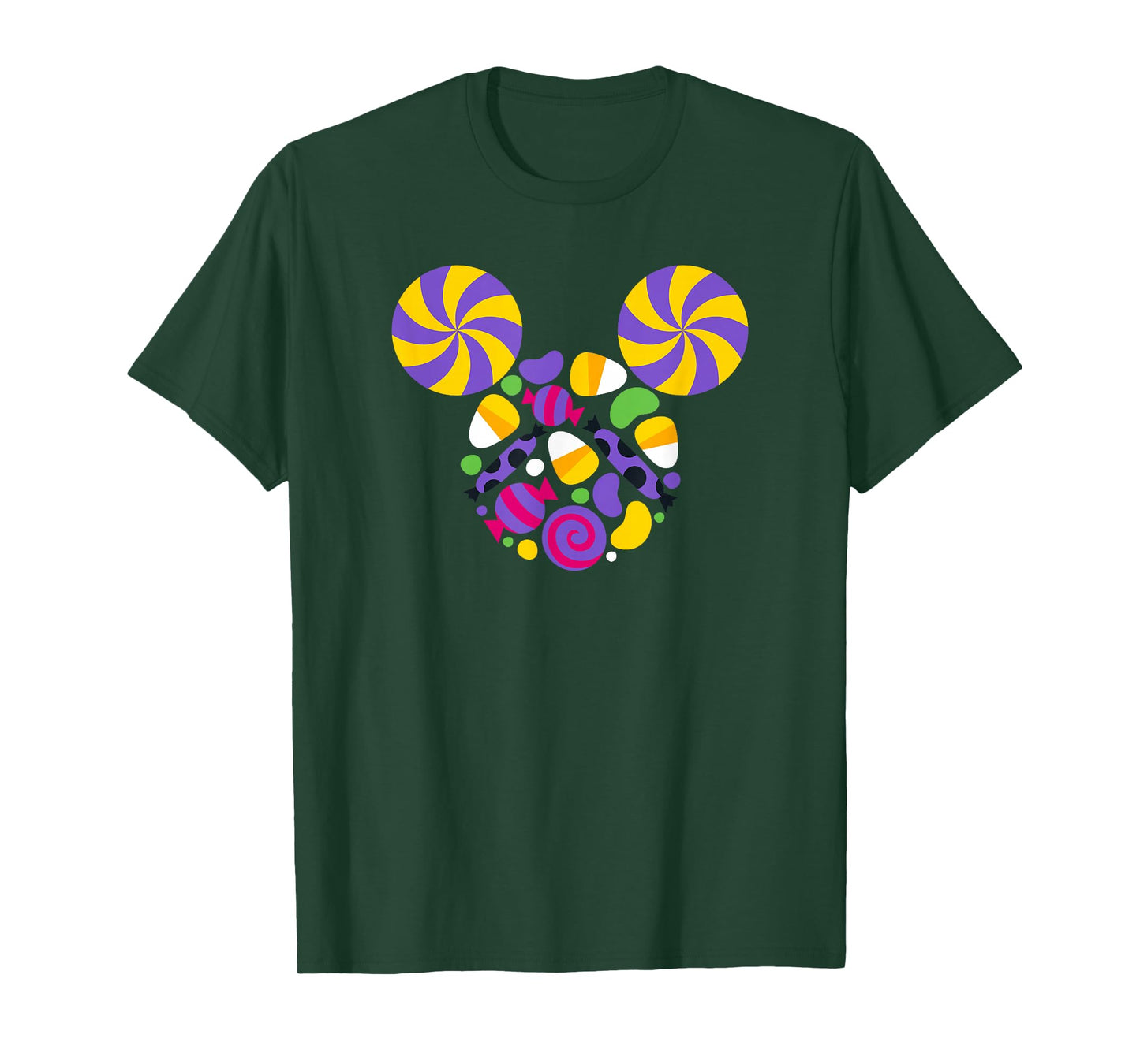Disney Mickey and Friends Halloween Mickey Candy Face T-Shirt