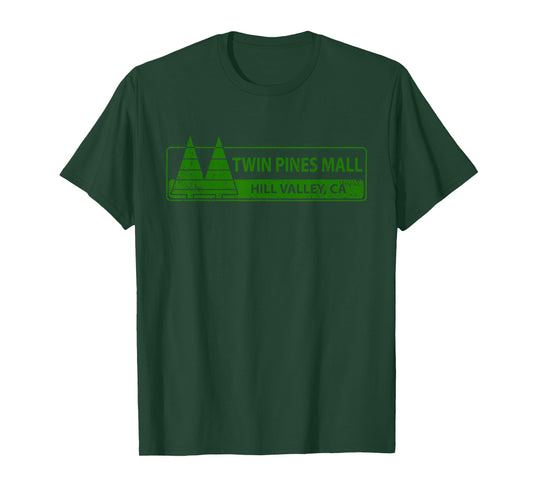 Twin Pines 80s Future mall Back Hill Valley Movie Fan Lone T-Shirt