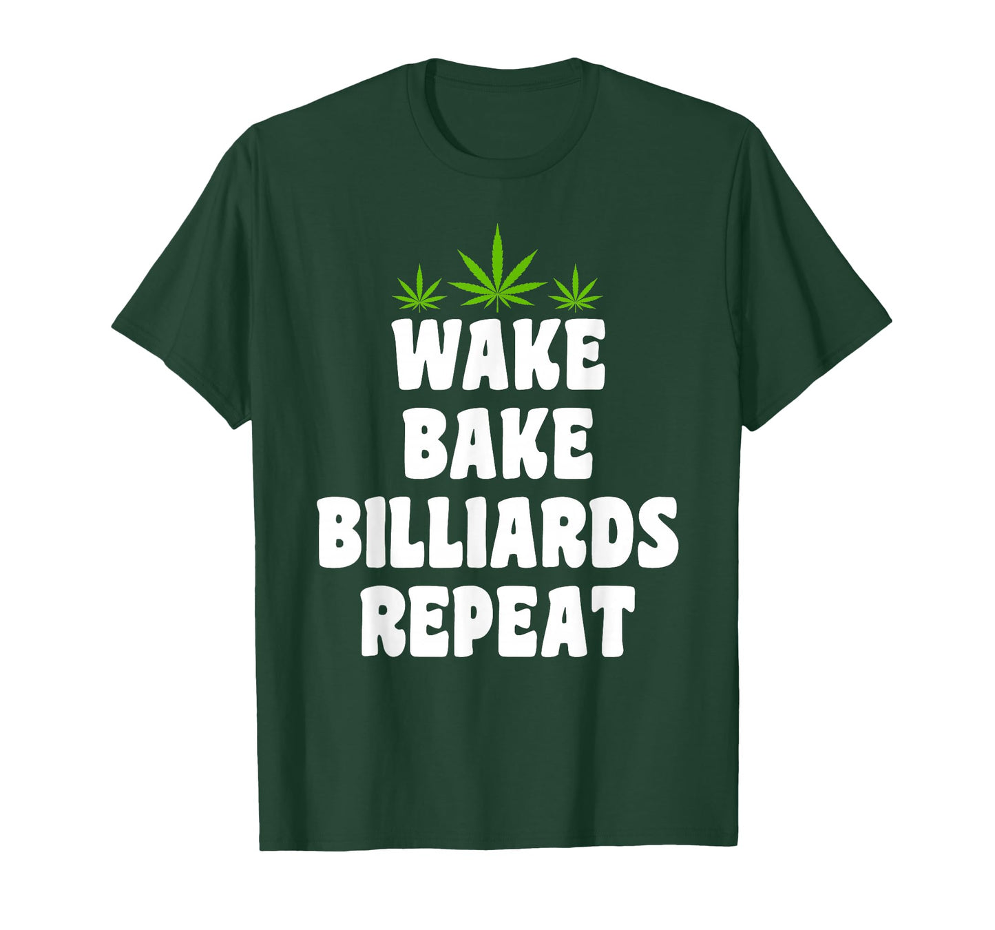 Billiards & Cannabis Marijuana Weed Smoker T-shirt T-Shirt