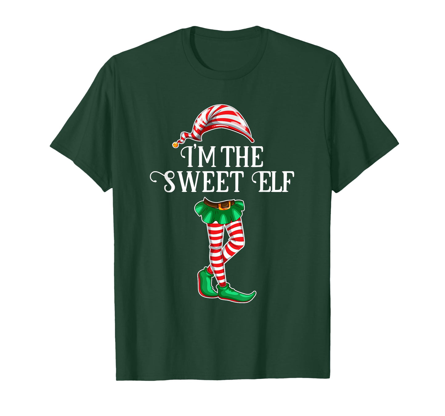 I'm the Sweet Elf Christmas Matching Family Group Gift T-Shirt