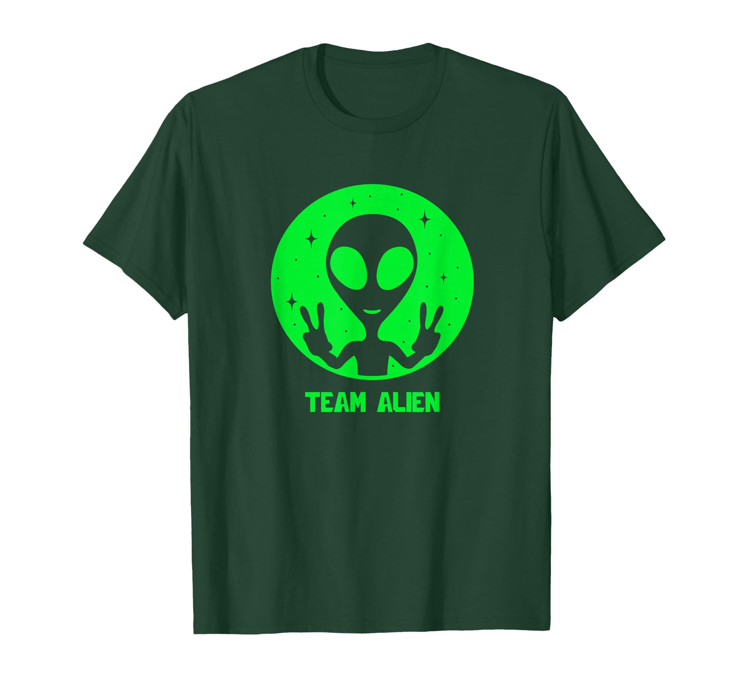 Alien Lover Men Women Kids UFO Abduction Team Alien T-Shirt