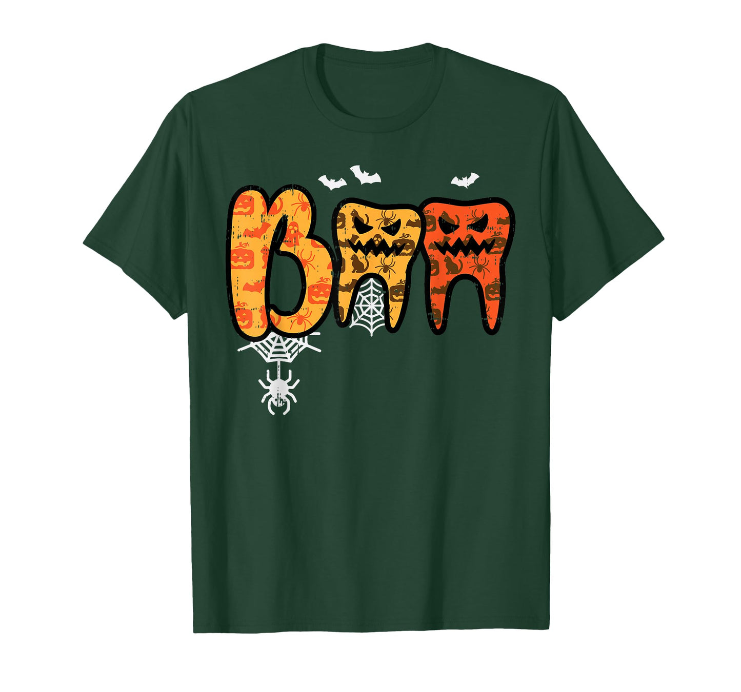 Boo Teeth Funny Dental Halloween Costume Dentist Men Women T-Shirt