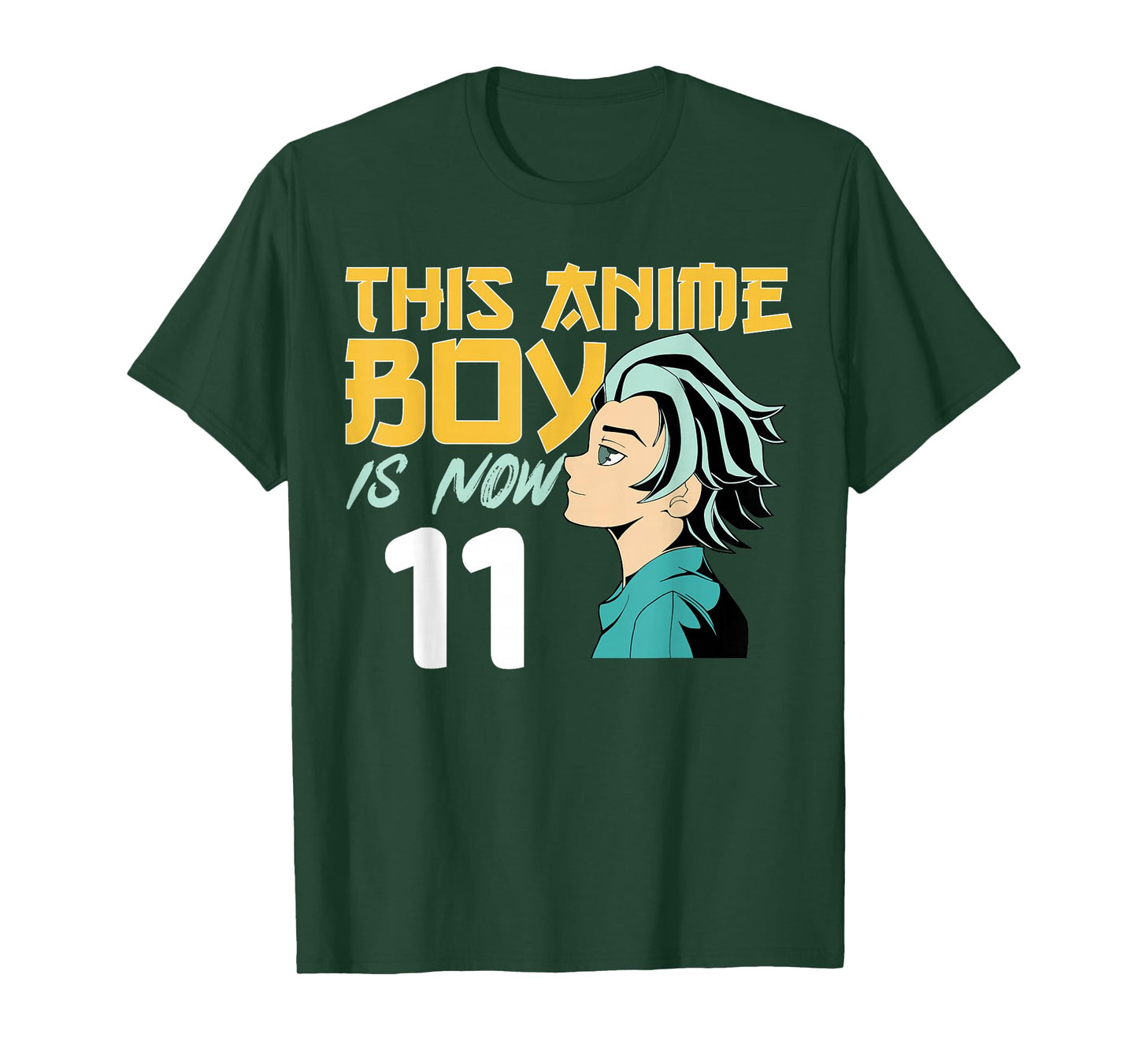 This Anime Boy Is Now 11 Years Old 11 th Birthday Boy T-Shirt