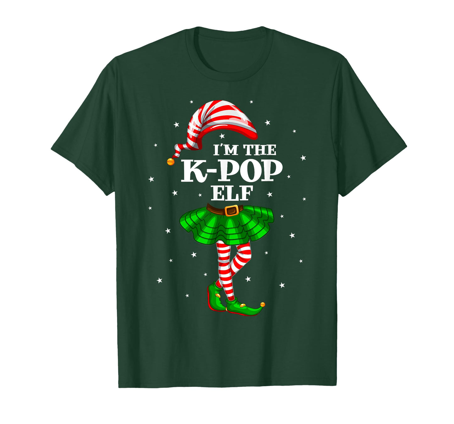 Matching Family Group I'm The K-Pop Elf Christmas T-Shirt