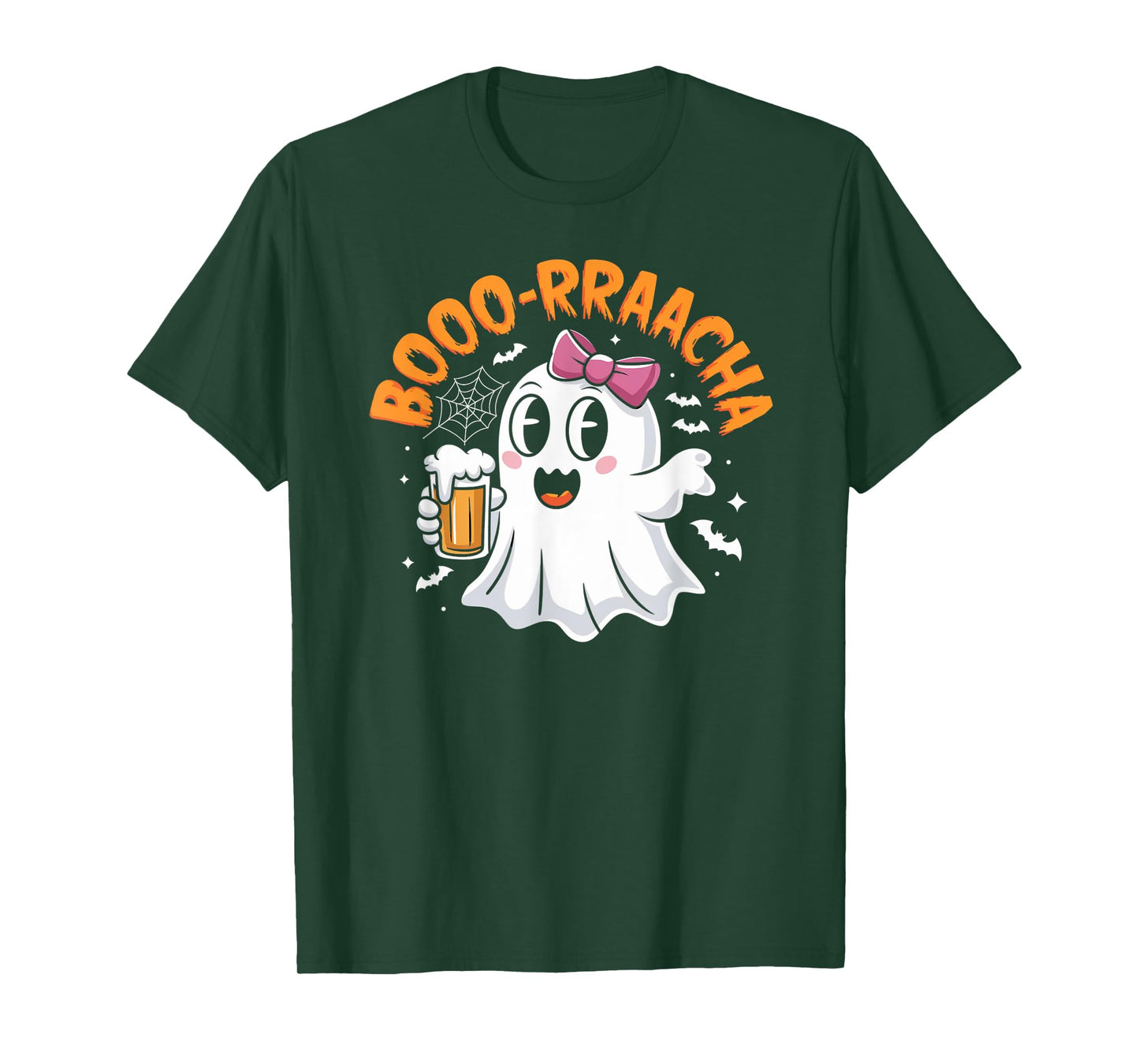Boo-Racha Cute Ghost Beer Party Funny Halloween Costume T-Shirt